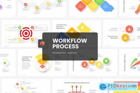 Workflow Process Infographic PowerPoint