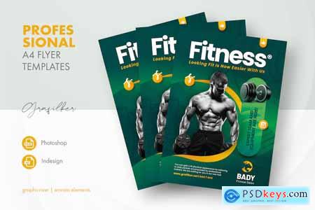 Fitness Gym Flyer Templates