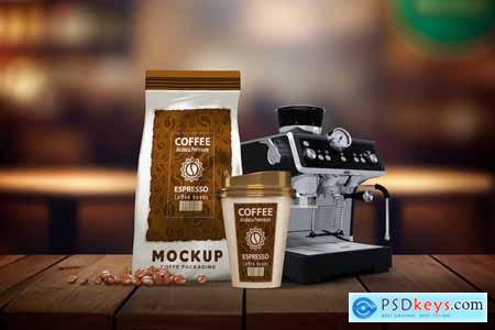 Packaging Coffe Mockup