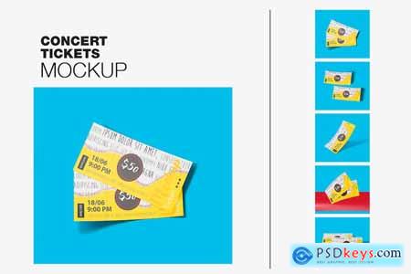 Set Tickets for Events Mockup