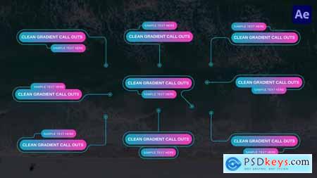 Clean Gradient Call Outs After Effect 48634947