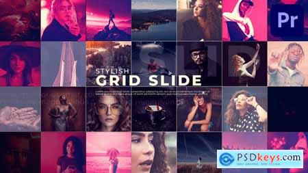 Stylish Grid Slide for Premiere Pro 48028477