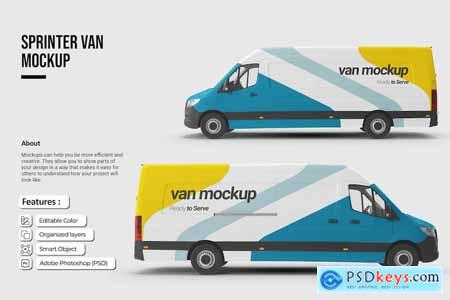 Sprinter Van Mockup