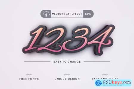 Beauty - Editable Text Effect, Font Style
