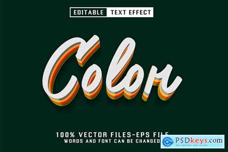 Layer Editable Text Effect