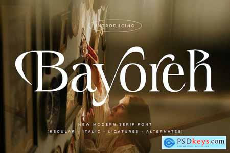 Bayoreh New Modern Serif Font