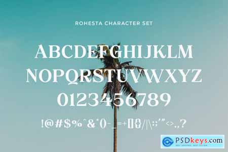 Rohesta - Nostalgic Serif Font
