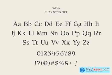 Salfish - Nostalgic Serif Font