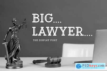 Big Lawyer - The Display Font