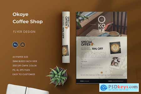Okoye Coffee Shop Flyer