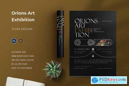 Orions Art Exhibiton Flyer