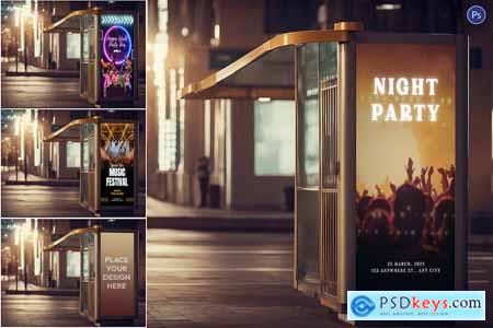 Digital Advertisement Screen Mockup ELPJVHP