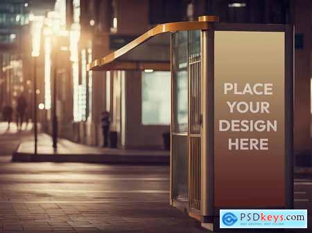 Digital Advertisement Screen Mockup ELPJVHP