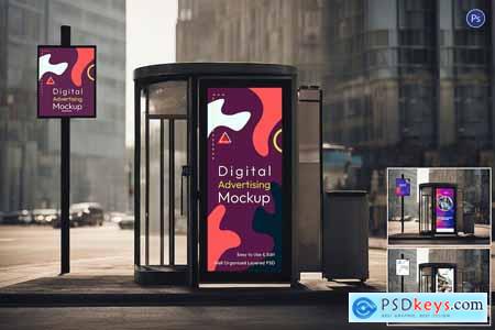 Digital Advertisement Display Mockup