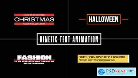 Kinetic Text Animation 48650780