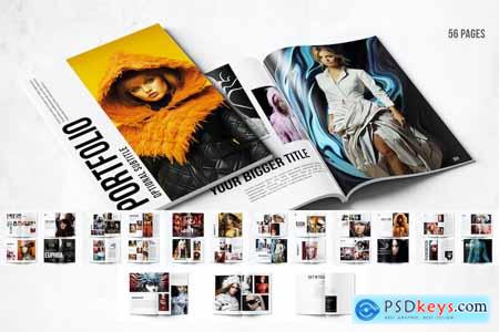 Creative Portfolio A4 & US Letter Design - 56 pgs