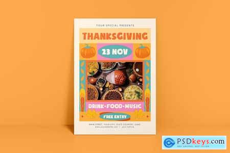 Thanksgiving Party Flyer