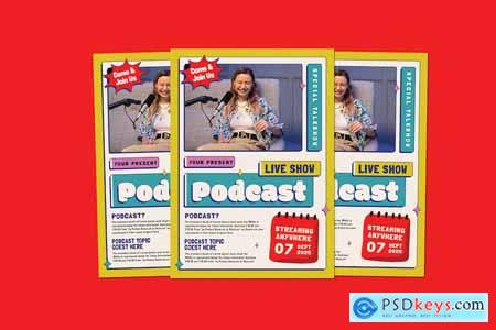 Live Podcast Flyer