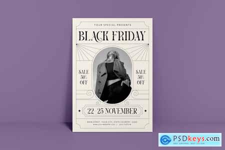 Black Friday Sale Flyer 2PE86KG