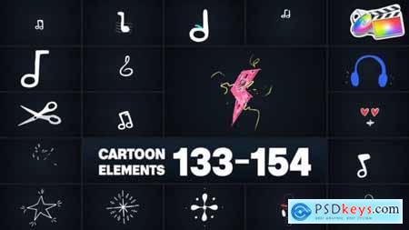 Cartoon Elements for FCPX 48475284