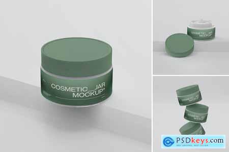 Cosmetic Cream Jar Mockup