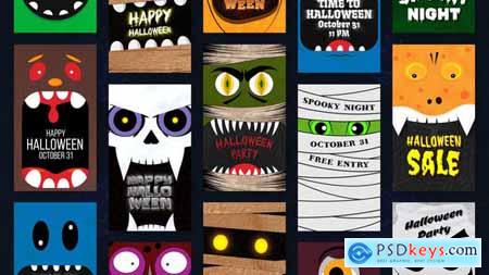 Halloween Monster Card Stories 48668931