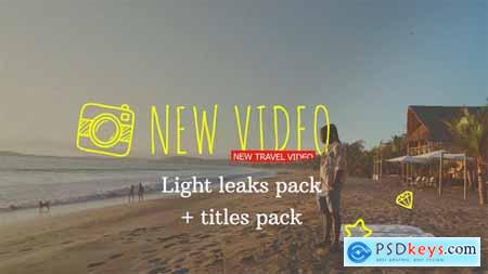 32 Light Leaks and titles pack 48660874