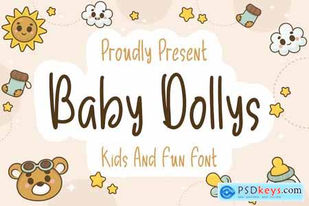 Baby Dollys - Handwritten Cute Font