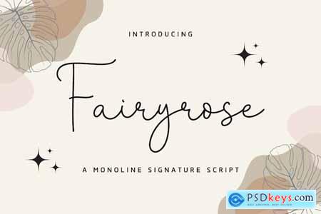 Fairyrose - A Monoline Signature Script