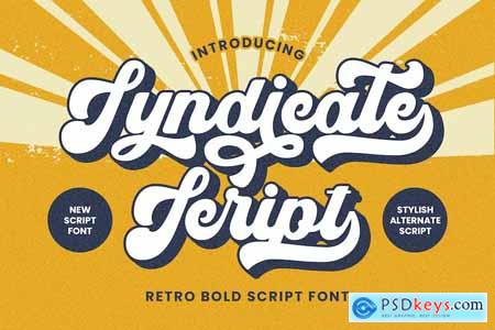 Syndicate - Retro Bold Script Font