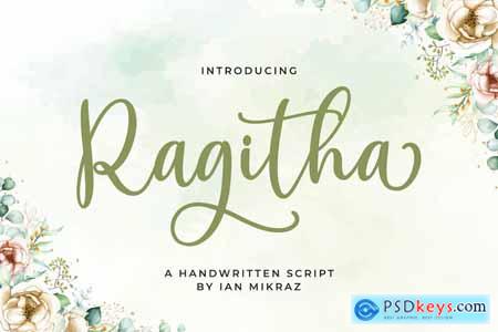 Ragitha - A Handwritten Script