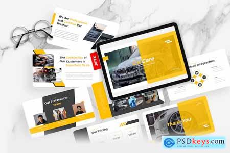 CarCare - Car Wash PowerPoint Template