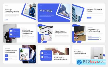 Managy - Company Profile PowerPoint Template