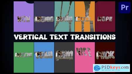 Vertical Text Transitions Premiere Pro MOGRT 48522375
