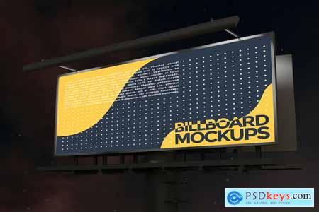 Realistic Billboard Ads Mockup