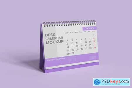 Desk Calendar Mockups 433UZT6