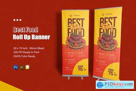 Best Food Roll Up Banner