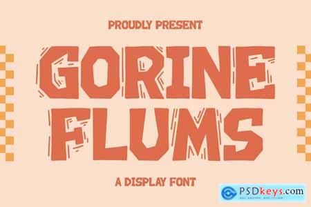Gorine Flums A Display Font