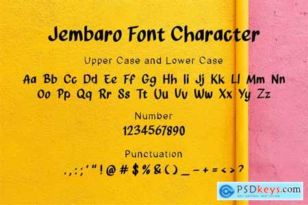 Jembaro Modern Sans Font