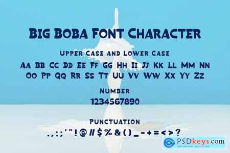 Big Boba Display Font