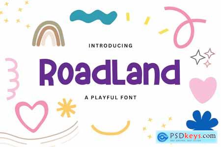 Roadland - A Playful Font