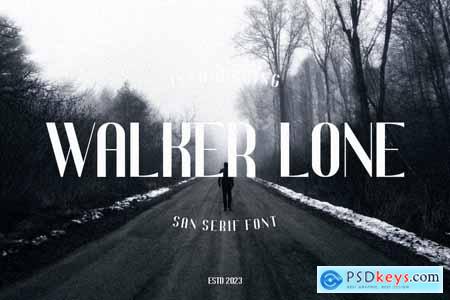 Walker lone - Display Sans Serif