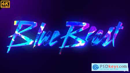 Logo Title Reveal - Blue Beast 48711628