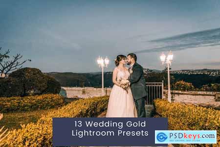 13 Wedding Gold Lightroom Presets