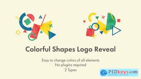Colorful Shapes Logo Reveal 48695054