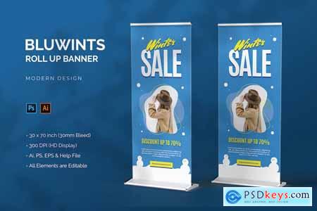 Bluwints - Roll Up Banner