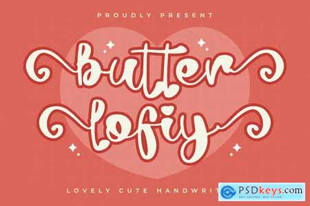 Butter Lofiy Handwritten Font