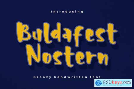 Buldafest Nostern Groovy Handwritten Font