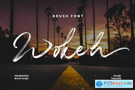 Wokeh - Brush Font