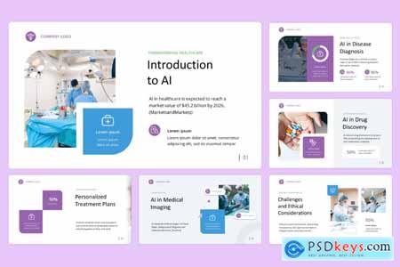 AI for Medication - Powerpoint Templates